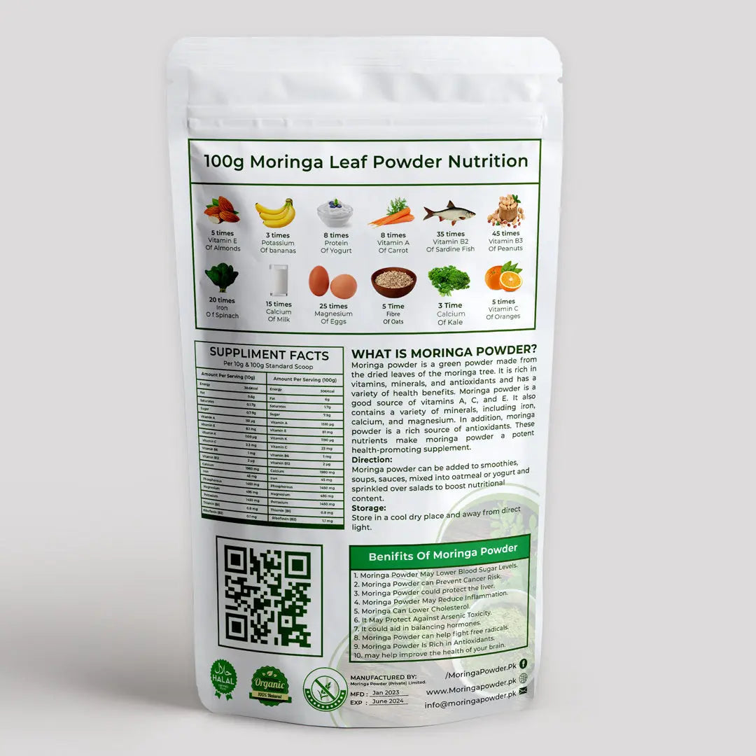Buy Moringa Powder at Competitive Price | Rich in Calcium | 100% Pure