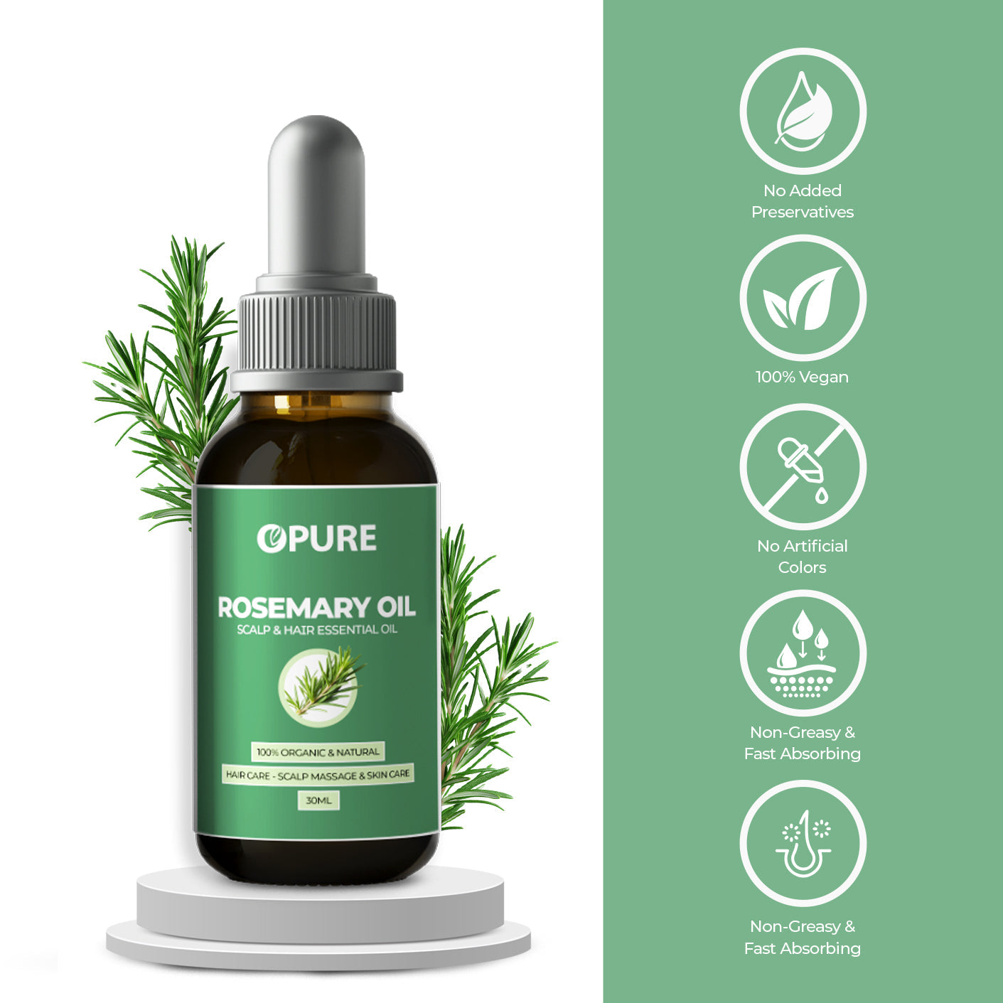Rosemary Essential Oil – Nature’s Purifying Elixir for Skin
