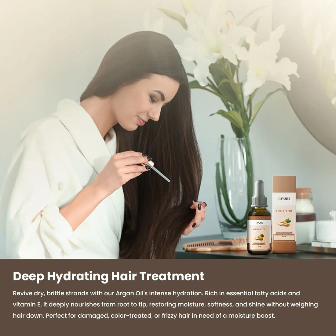 Argan Oil | 100% Pure & Natural Cold Pressed Best for Beard, Hair, Skin, Face, Body